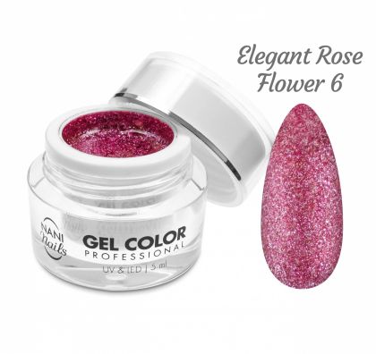 NANI UV/LED gel Glamour Twinkle 5 ml - Elegant Rose Flower č.6