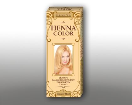 HENNA COLOR č.01 Sluneční blond