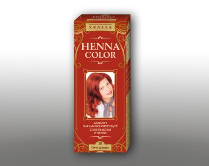 HENNA COLOR č.10 Granátové jablko
