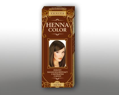 HENNA COLOR č.113 Světlá hnědá