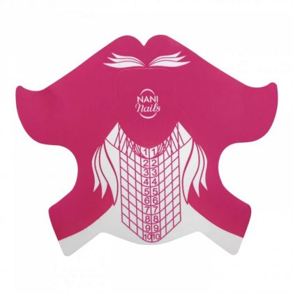 NANI šablony na nehty Balerina Pink, 100 ks