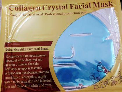 Kolagenová krystalická maska-modrá