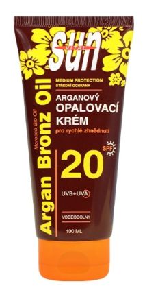 Opalovací krém s BIO arganovým olejem SPF 20 SUN VITAL