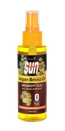 Opalovací olej s BIO arganovým olejem SPF 0