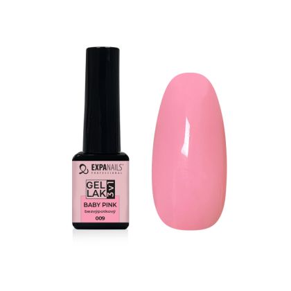 Gel lak 3v1 - BABY PINK - bezvýpotkový č.009