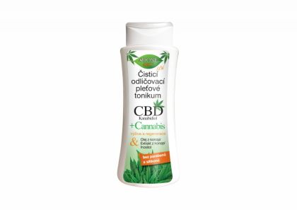 Čistící odličovací pleťové tonikum CBD Kanabidiol 255 ml