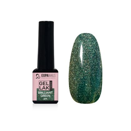 Gel lak - Brilliant Green - 5 ml