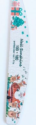 Pilník půlměsíc VÁNOCE 100/180