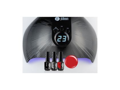 Platinum Startovací sada BOOSTER Color 5×3,5 ml - s lampou Platinum Black Shell 75W
