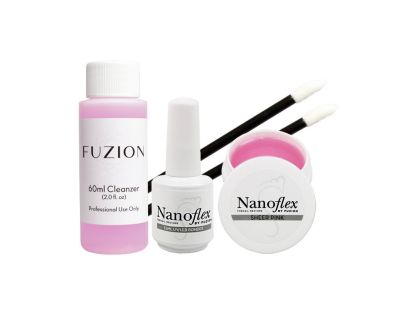NanoFlex Reconstructive Gel - kompletní sada - Sheer Pink