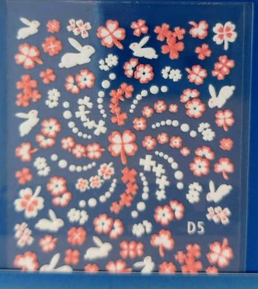 Samolepky  na nehty Velikonoce 3D