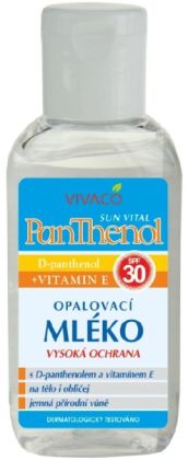Opalovací mléko s D-Panthenolem SPF 30 SUN VITAL 50 ml