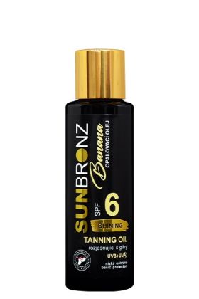 Opalovací olej s rozjasňujícími glitry SPF 6 Banana SUNBRONZ