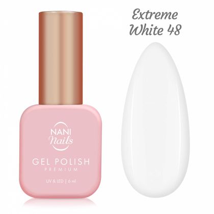 NANI gel lak Premium 6 ml - Extreme White 48