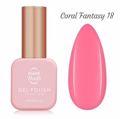 NANI gel lak Premium 6 ml - Coral Fantasy 18