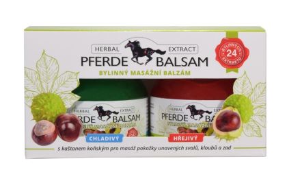 Dárková kazeta masážních gelů s kaštanem koňským HERBAL EXTRACT
