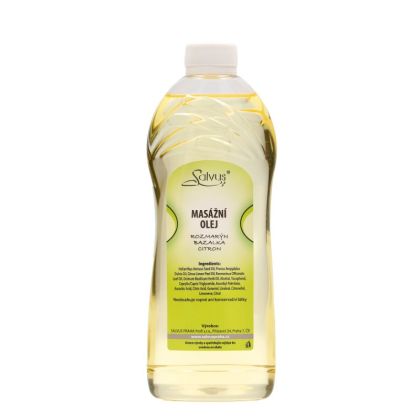MASÁŽNÍ OLEJ ROZMARÝN, BAZALKA, CITRON 500ml