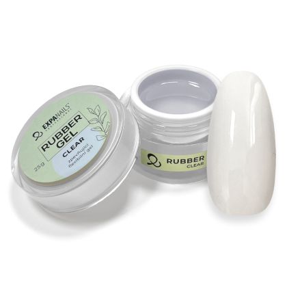 UV/LED gel Rubber base - Clear 50 g
