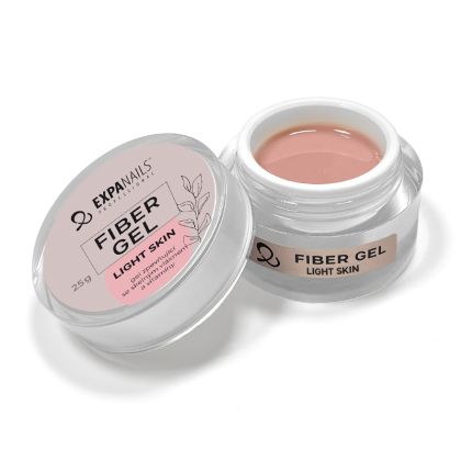 UV/LED gel Fiber - Light skin 15 g - zpevňující