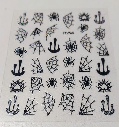 Halloween samolepka černá