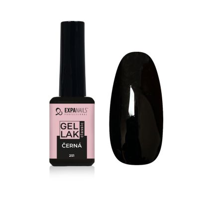 UV/LED Gel lak - Černá 10 ml