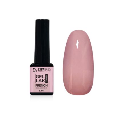 UV/LED Gel lak French line č.011 transparentní 5 ml