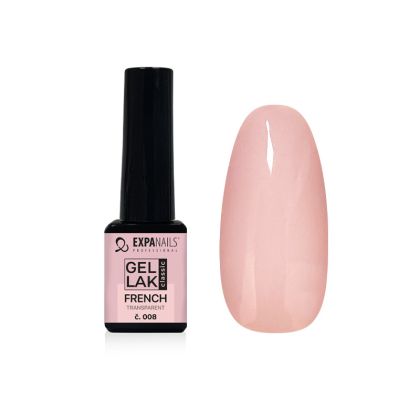 UV/LED Gel lak French line č.008 transparentní 5 ml