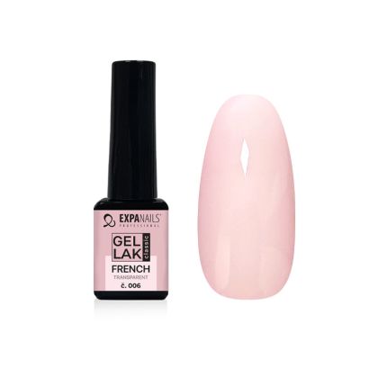 UV/LED Gel lak French line č.006 transparentní 5 ml