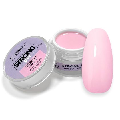 UV/LED Gel modelovací Strong - Růžový ledový 50g