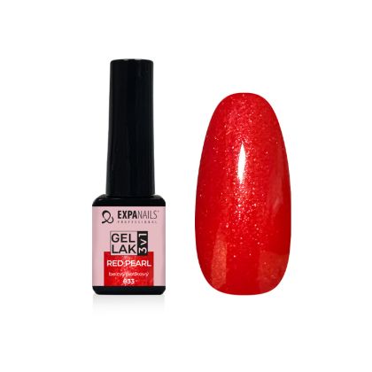 UV/LED Gel lak 3v1 - Red pearl 5 ml