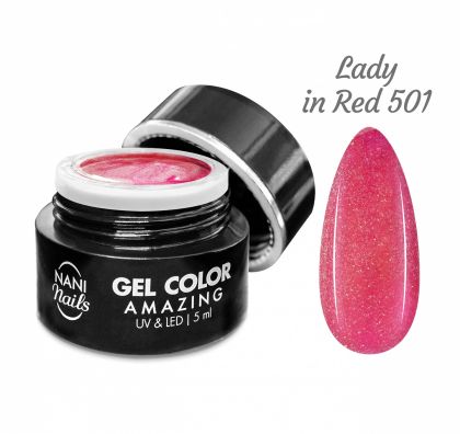 NANI UV gel Amazing Line 5 ml - Lady in Red č.501