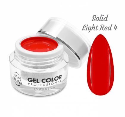 NANI UV/LED gel Professional 5 ml - Solid Light Red č.4