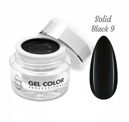 NANI UV/LED gel Professional 5 ml - Solid Black č.9