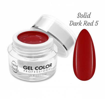 NANI UV/LED gel Professional 5 ml - Solid Dark Red č.5