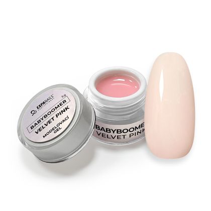 UV/LED Gel make-up Babyboomer- Velvet Pink 50g