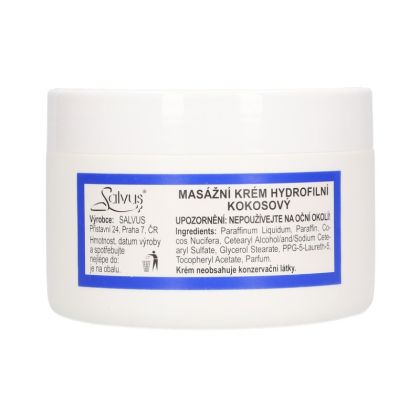 MASÁŽNÍ KRÉM HYDROFILNÍ KOKOSOVÝ 200g