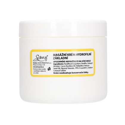 MASÁŽNÍ KRÉM HYDROFILNÍ ZÁKLADNÍ 350g