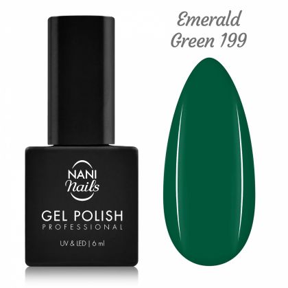 NANI gel lak 6 ml - Emerald Green č.199