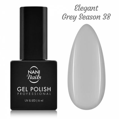 NANI gel lak 6 ml - Elegant Grey Season č.38