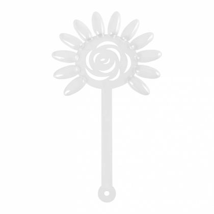 Vzorník Květina na laky, gely - Průhledný, 10x12 pozic