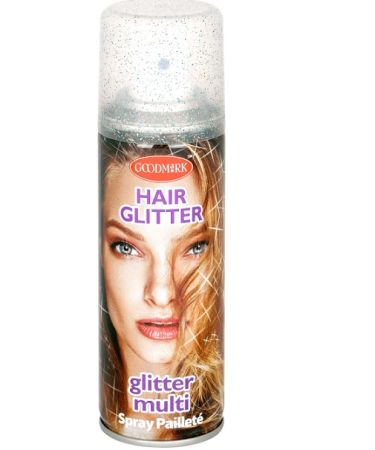 Glitrový sprej na vlasy, multi