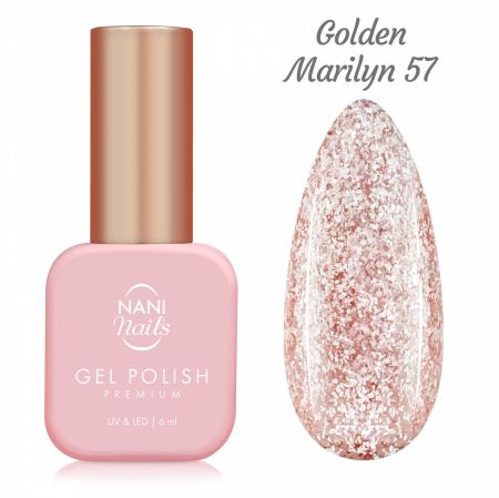 NANI gel lak Premium 6 ml - Golden Marilyn č.57