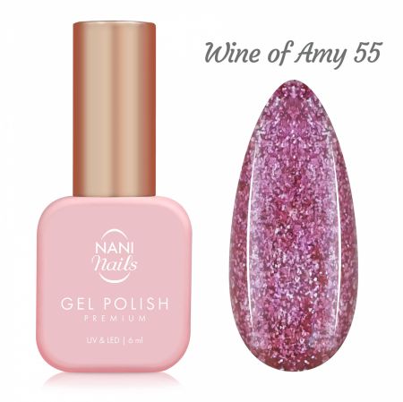 NANI gel lak Premium 6 ml - Wine of Amy č.55