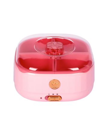 MixEpil Ohřívač vosků QUATRO PINK růžový 4 x 150 ml