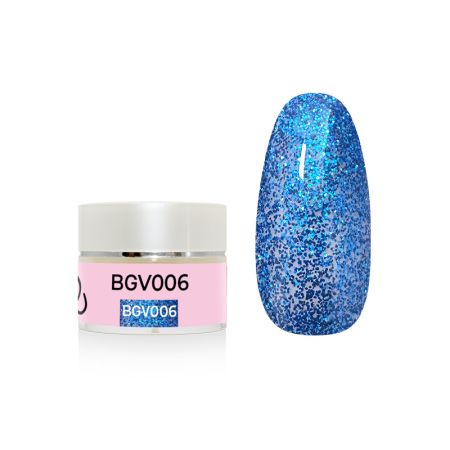 UV/LED gel barevný č.6 třpyt - 5g