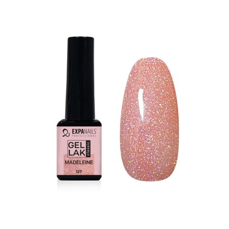 UV/LED Gel lak - Madeleine jemný třpyt 5 ml
