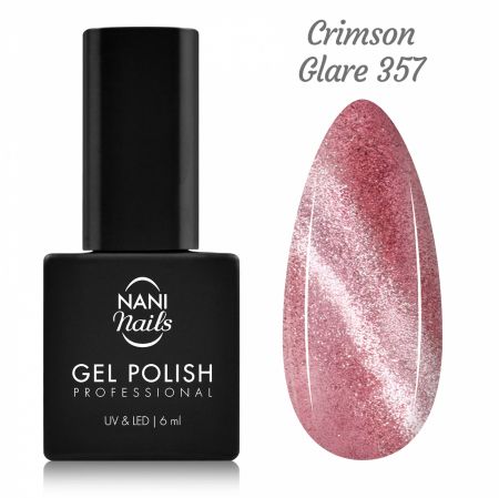 NANI Cat Eye gel lak 6 ml - Crimson Glare