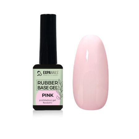 UV/LED gel Rubber base - Pink 11 ml