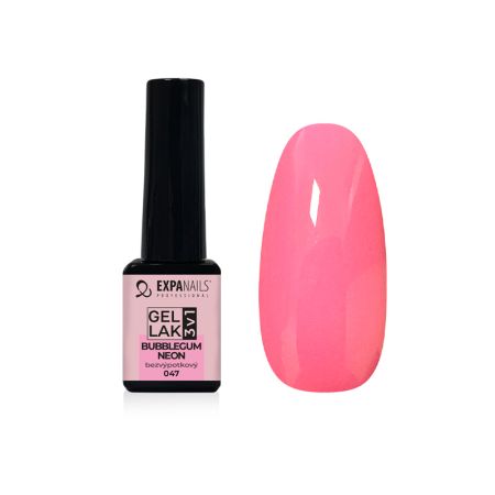 UV/LED Gel lak 3v1 - Bubblegum neon 5 ml
