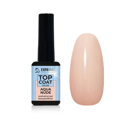 UV/LED gel Top coat color - Aqua Nude 5 ml